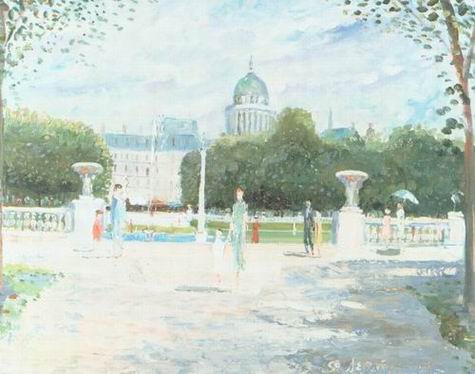 Paris Scene oil painting